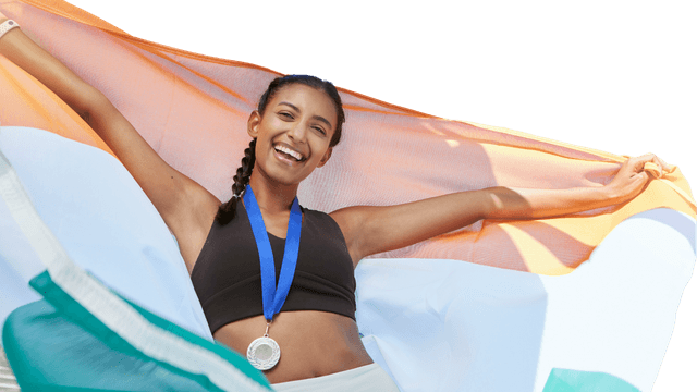 Medal-winning athlete